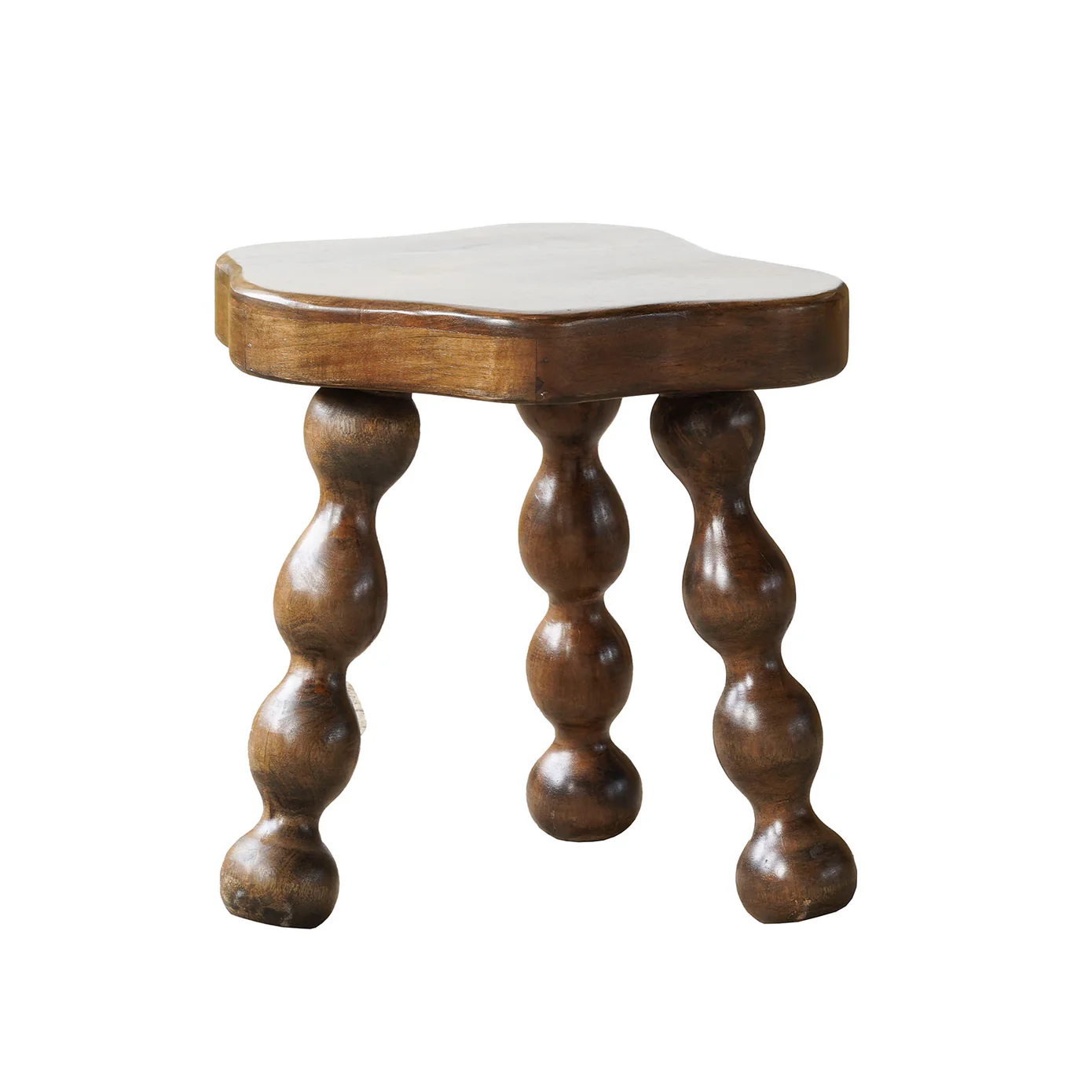 Bobbin Wood Stool