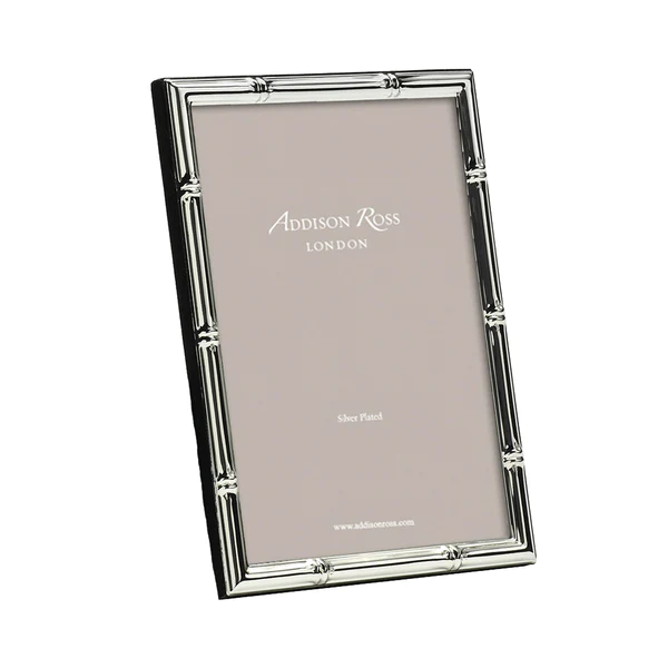 Bamboo Silver Plated Photo Frame, 8x10