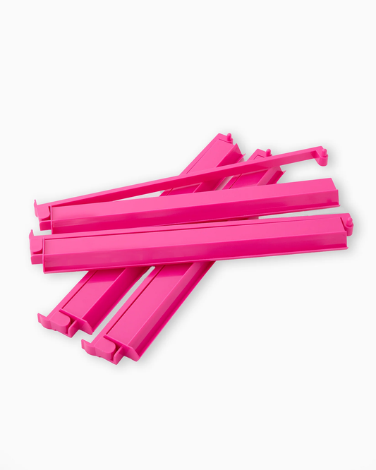 Acrylic Rack and Pusher Set, Hot Pink