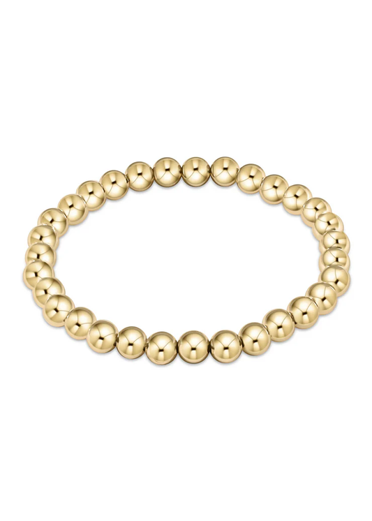 enewton Classic Gold Bead Bracelet 6mm