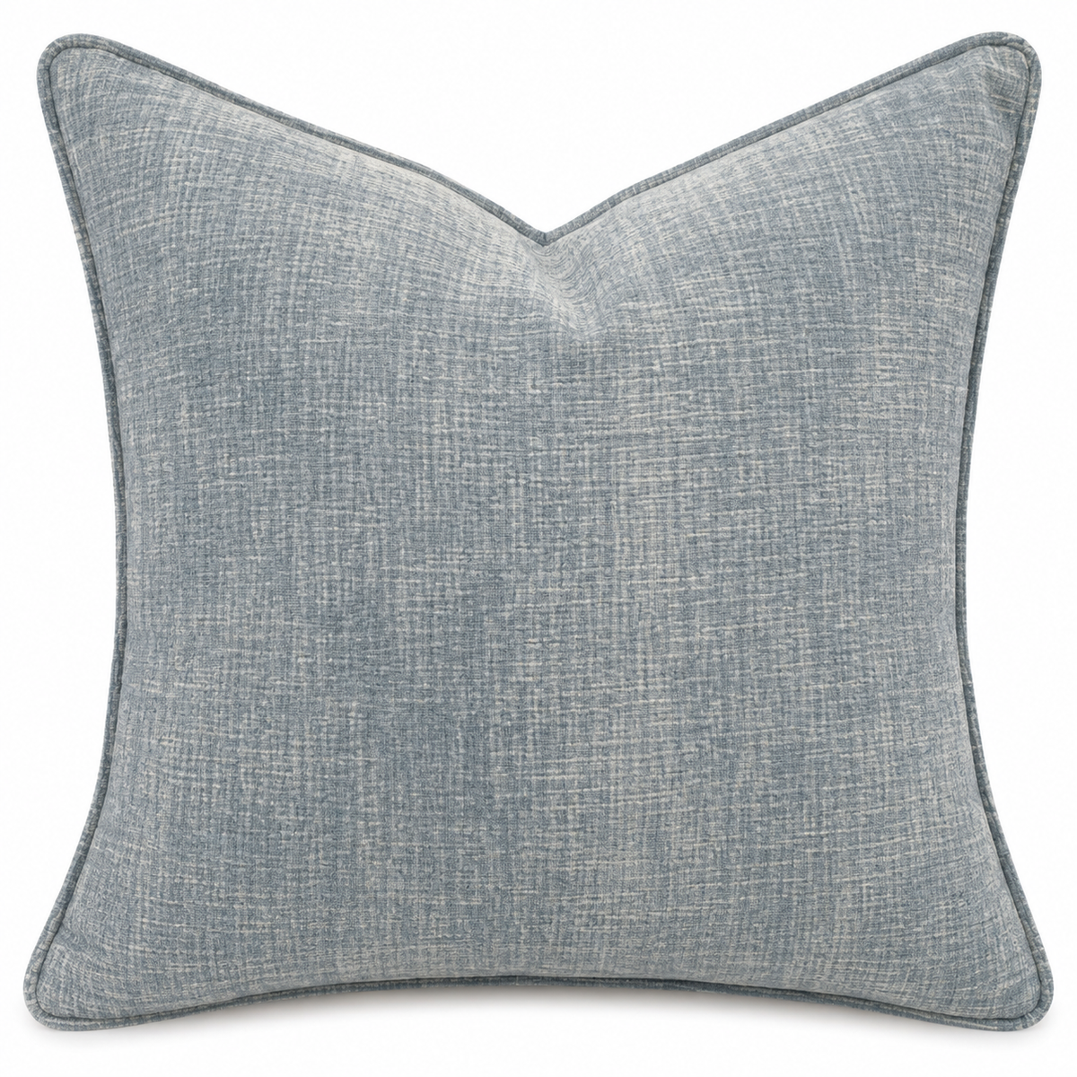 Blue Soft Pillow 20 Inch Square with Down Fill