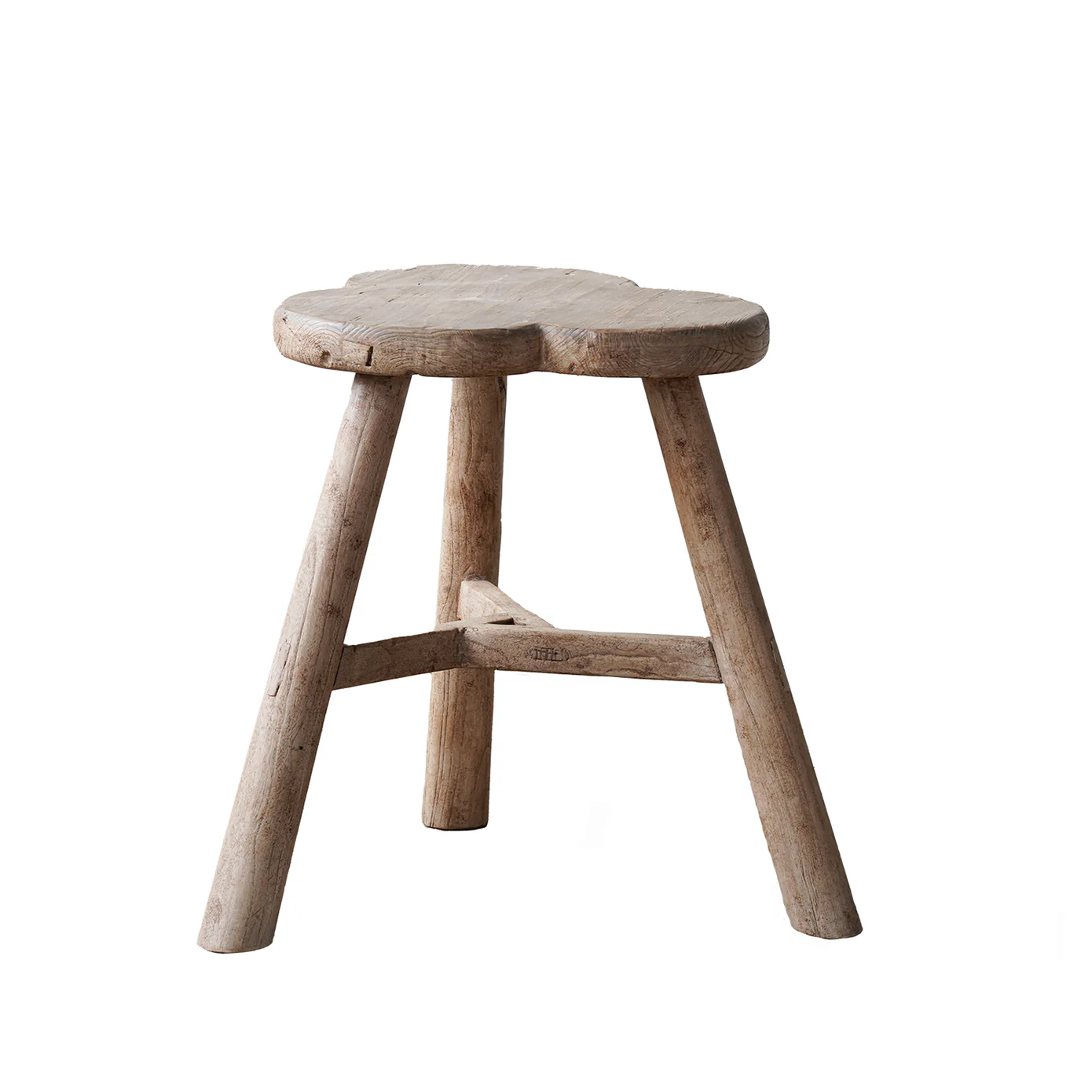 Clover Wood Stool