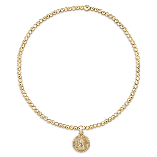 enewton Classic Gold 3mm Bracelet Protection Gold Disc