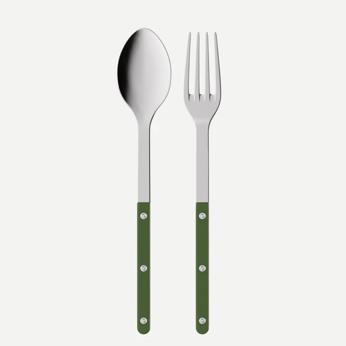 Sabre Bistrot 2 Piece Serving Set, Dark Green