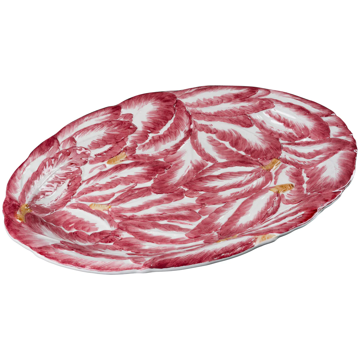 19 x 13 Compagnia Platter, Pink-White Radish