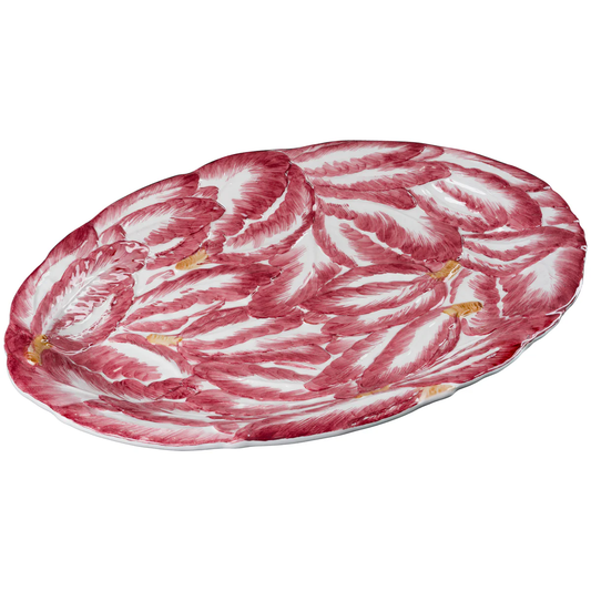 19 x 13 Compagnia Platter, Pink-White Radish