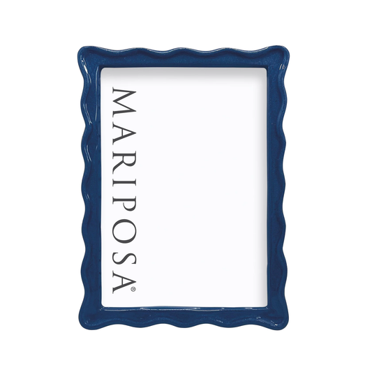Mariposa Wavy Frame 5x7, Blue