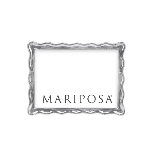 Mariposa Wavy Silver 5x7 Frame