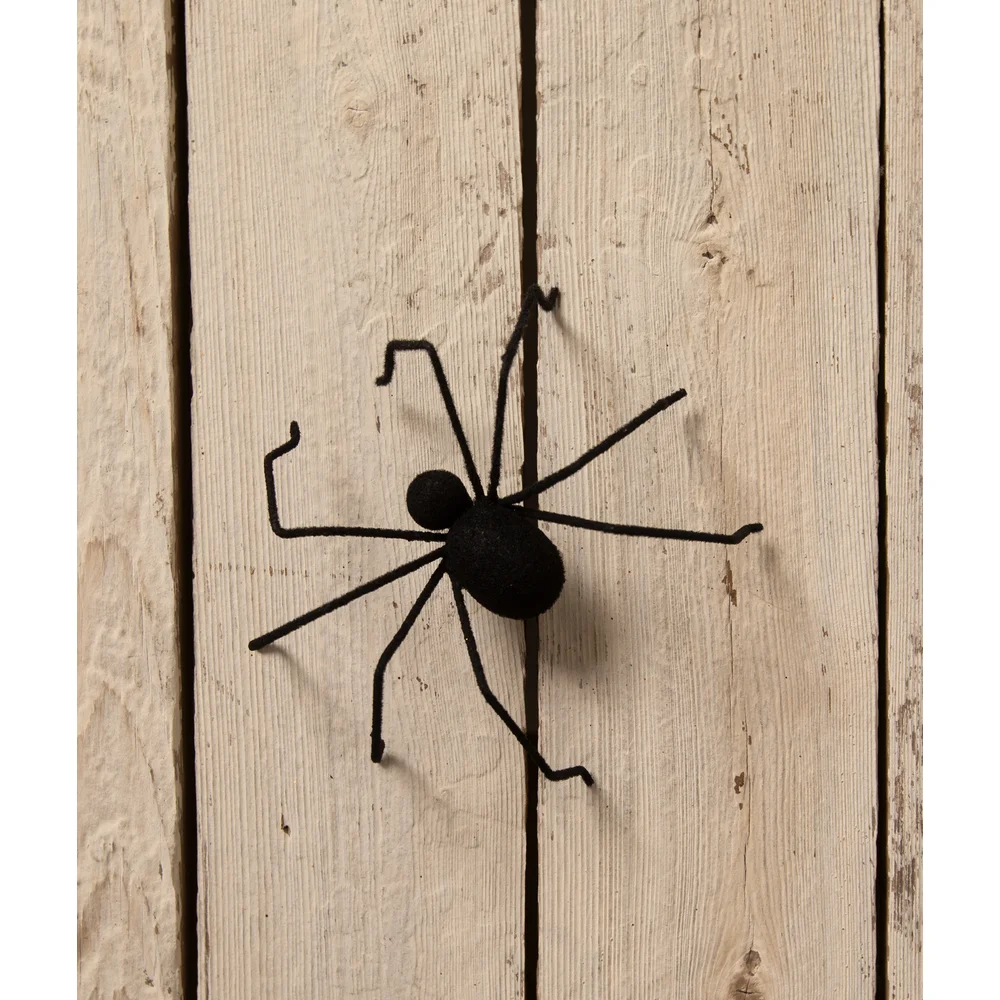 Black Flocked Spider
