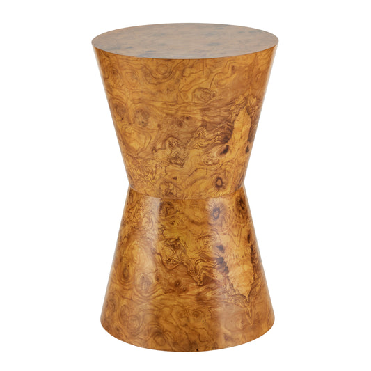 Costello Blonde Burl Accent Table