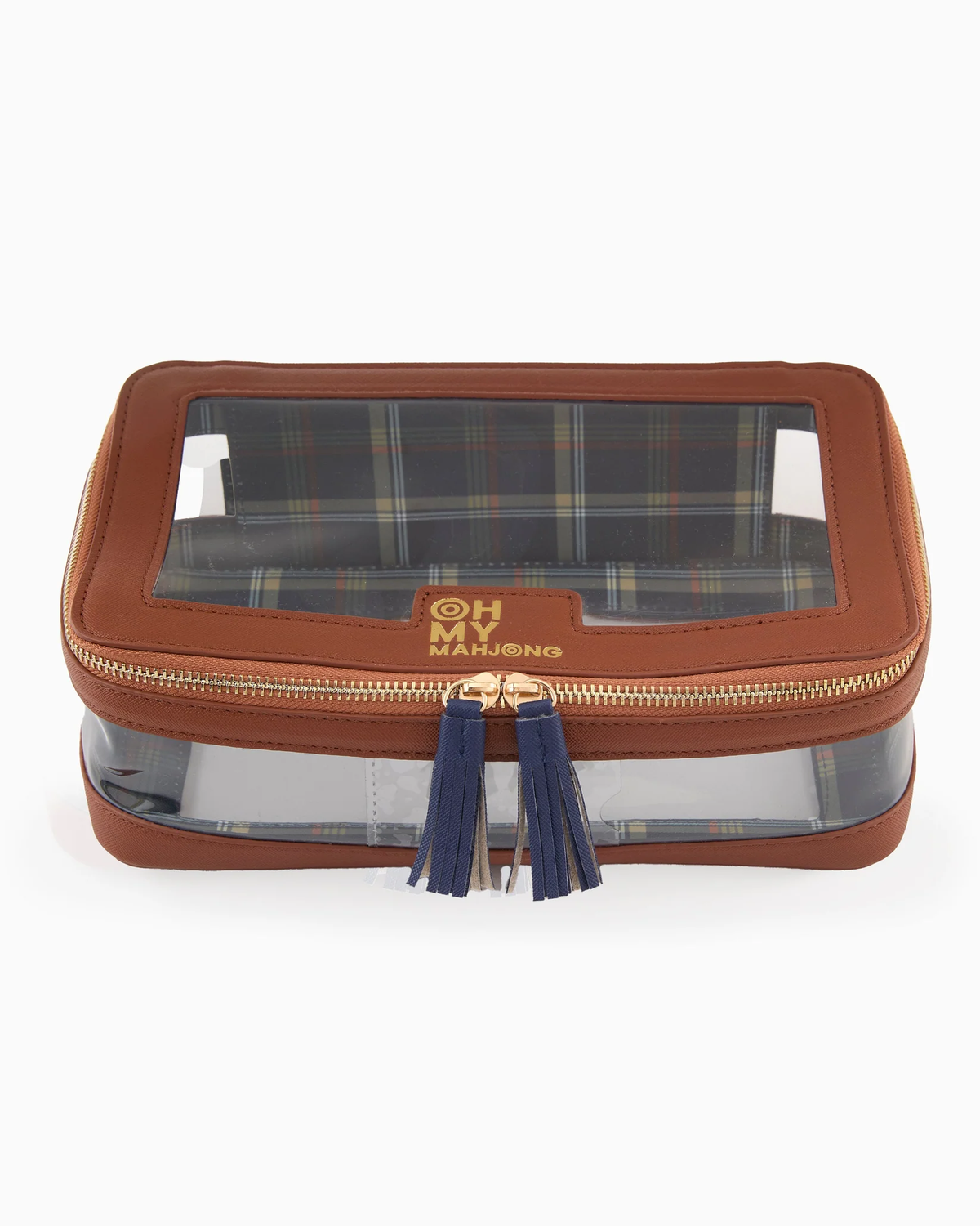 Tile Storage Bag, Cognac