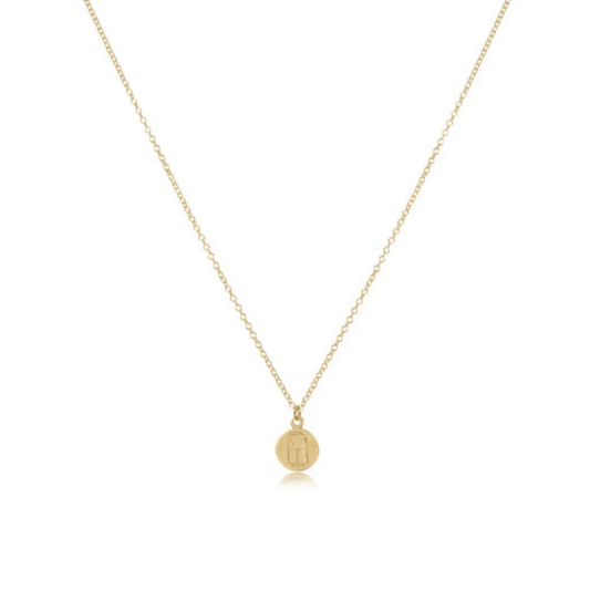enewton 16" Gold Necklace - "Be You" Small Disc