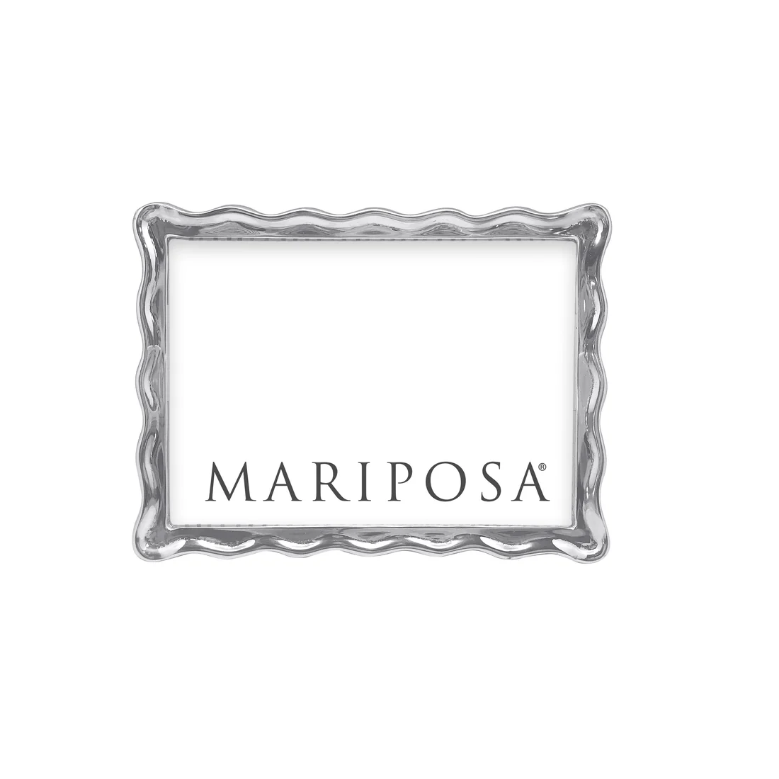 Mariposa Wavy Silver 5x7 Frame