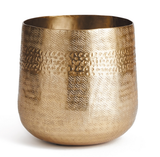 Gold Emberlynn Cachpot 8.25"