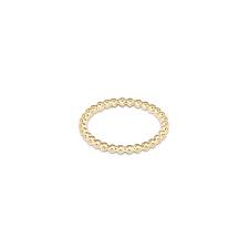 enewton Classic Gold 2mm Bead Ring Size 7