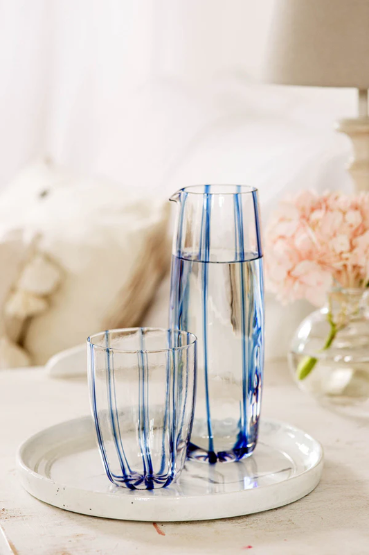 Blue Pitcher Stripped