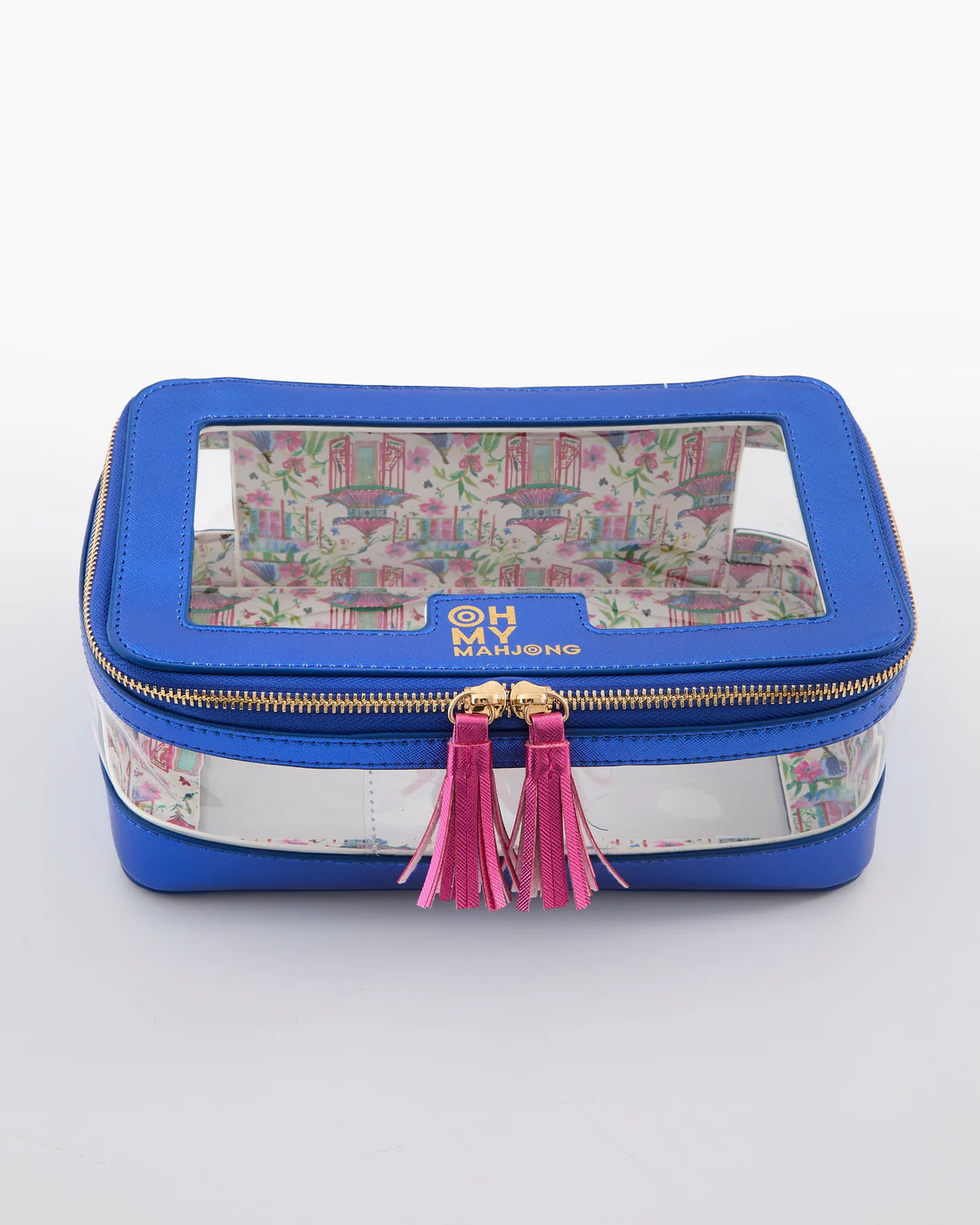 Tile Storage Bag, Metallic Blue