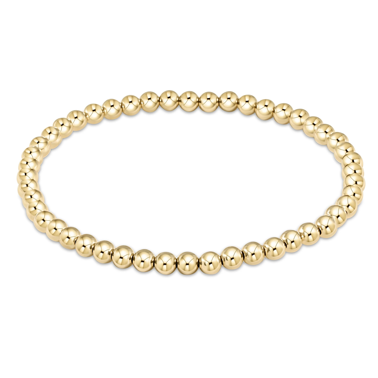 enewton Classic Gold Bead Bracelet 4mm