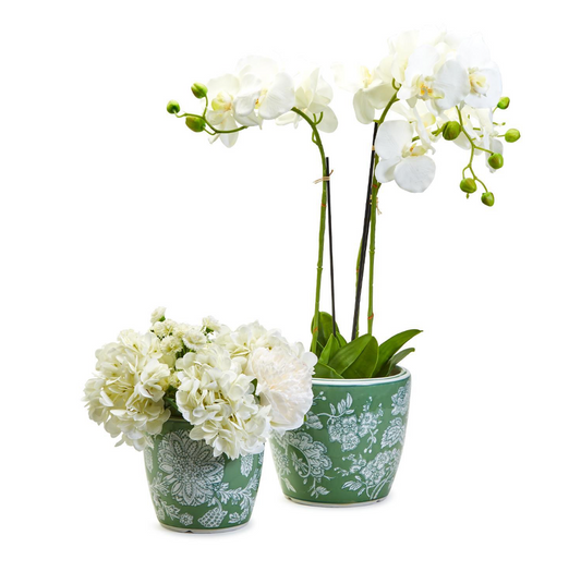 Countryside Green Cachepot - Large