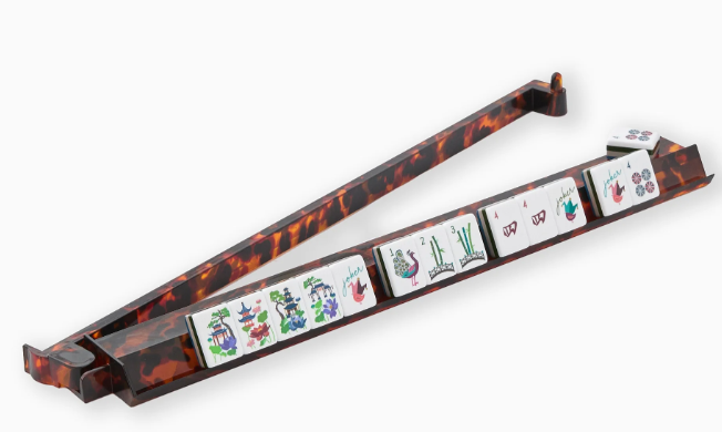 Acrylic Rack & Pusher Set, Tortoise Shell