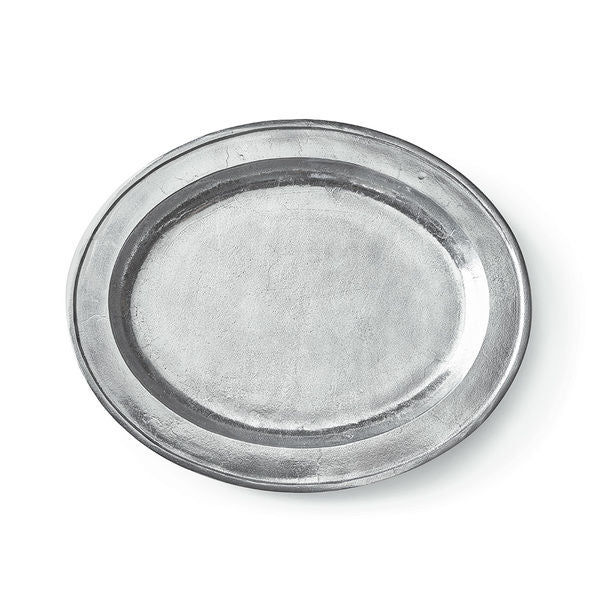 Oval Hamilton Tray Aluminum 24 in x 20 in.