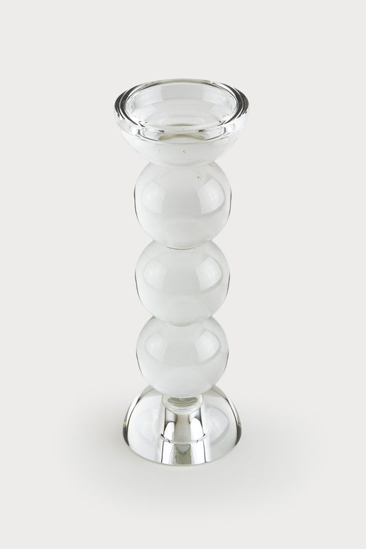 Crystal Glass Ball Candle, 9"