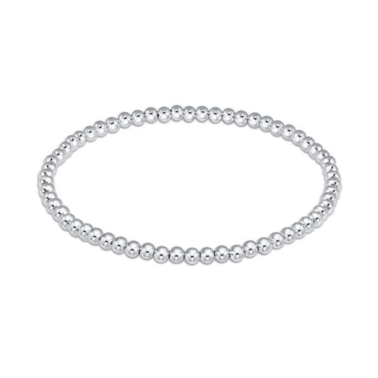 enewton Classic Sterling Silver 3mm bead bracelet