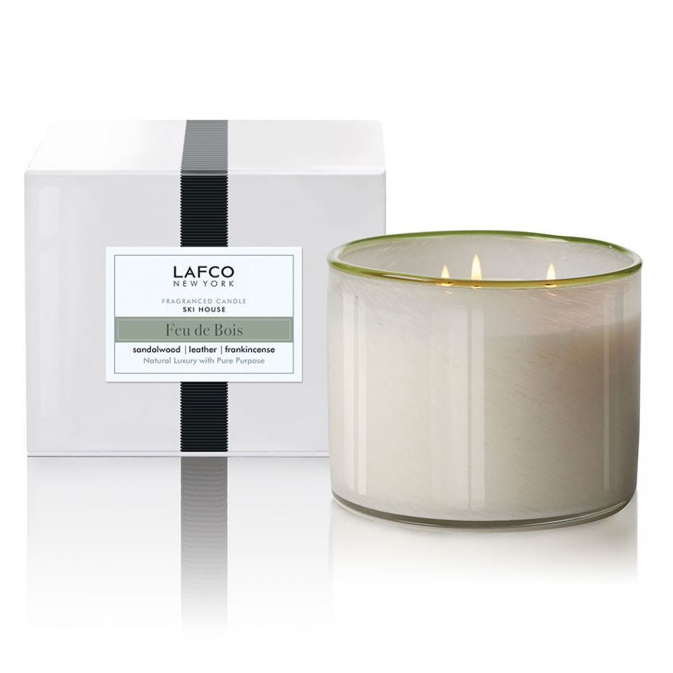 Feu de Bois "Ski House" 3-Wick Candle 30oz.