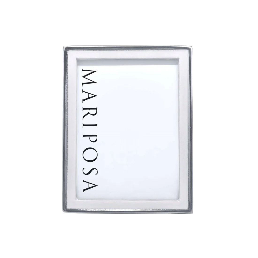 Mariposa Signature White 5x7 Frame