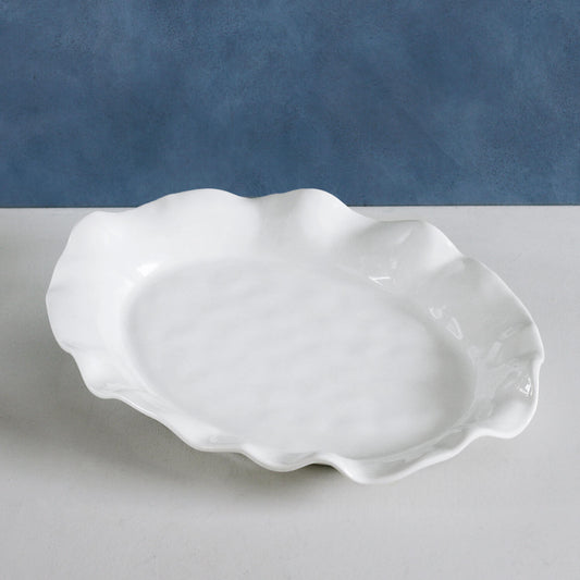 VIDA Havana Oval Platter - White 13x9