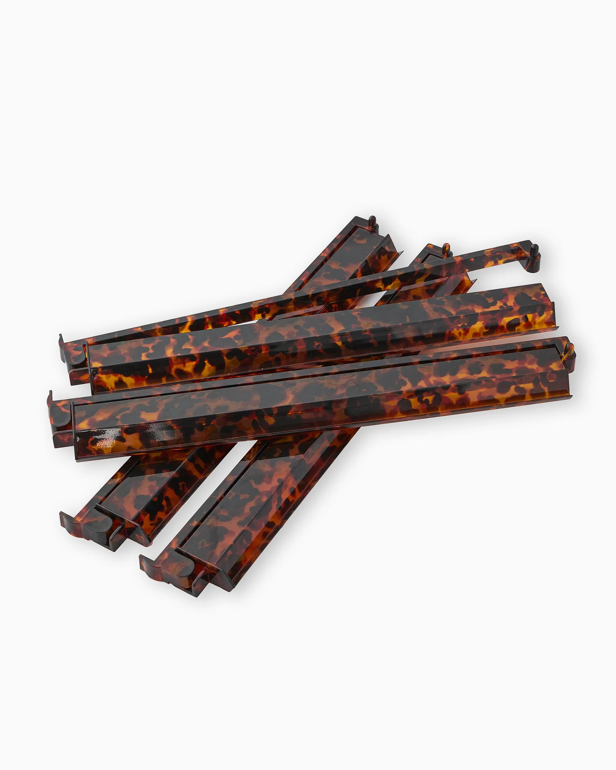 Acrylic Rack & Pusher Set, Tortoise Shell