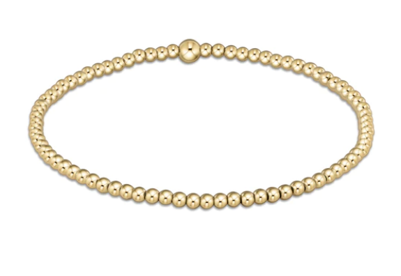 enewton Classic Gold Bead Bracelet 2.5mm