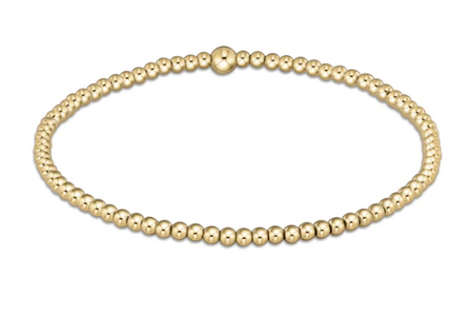enewton Classic Gold Bead Bracelet 2.5mm